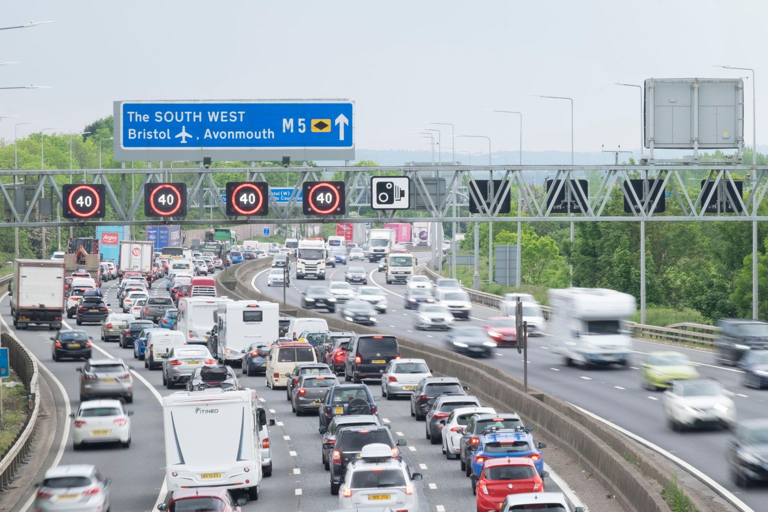 Queues on Cornwall's A30 as AA issues its first 'amber traffic warning'